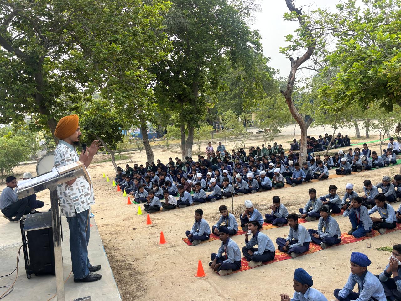 ਸਰਕਾਰੀ ਸਕੂਲ ਬੱਲੂਆਣਾ ਵਿਖੇ ਲਾਈ ਵਿਦਿਅਕ ਕਿਆਰੀ