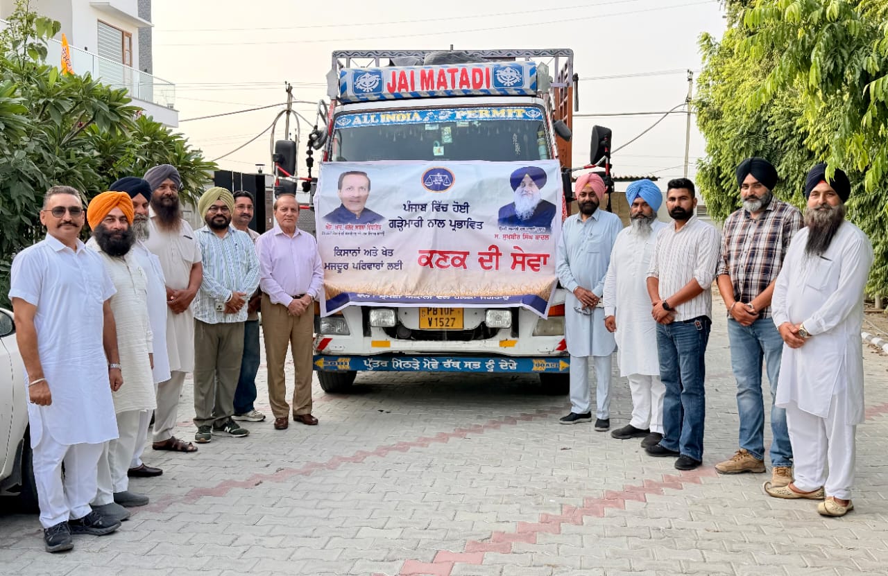 ਗੜ੍ਹੇਮਾਰੀ ਨਾਲ ਪ੍ਰਭਾਵਿਤ ਕਿਸਾਨਾਂ ਤੇ ਖੇਤ ਮਜ਼ਦੂਰ ਪਰਿਵਾਰਾਂ ਲਈ ਸ਼੍ਰੋਮਣੀ ਅਕਾਲੀ ਦਲ ਹਲਕਾ ਜਗਰਾਓਂ ਵੱਲੋਂ 102 ਕੁਵਿੰਟਲ ਕਣਕ ਭੇਜੀ