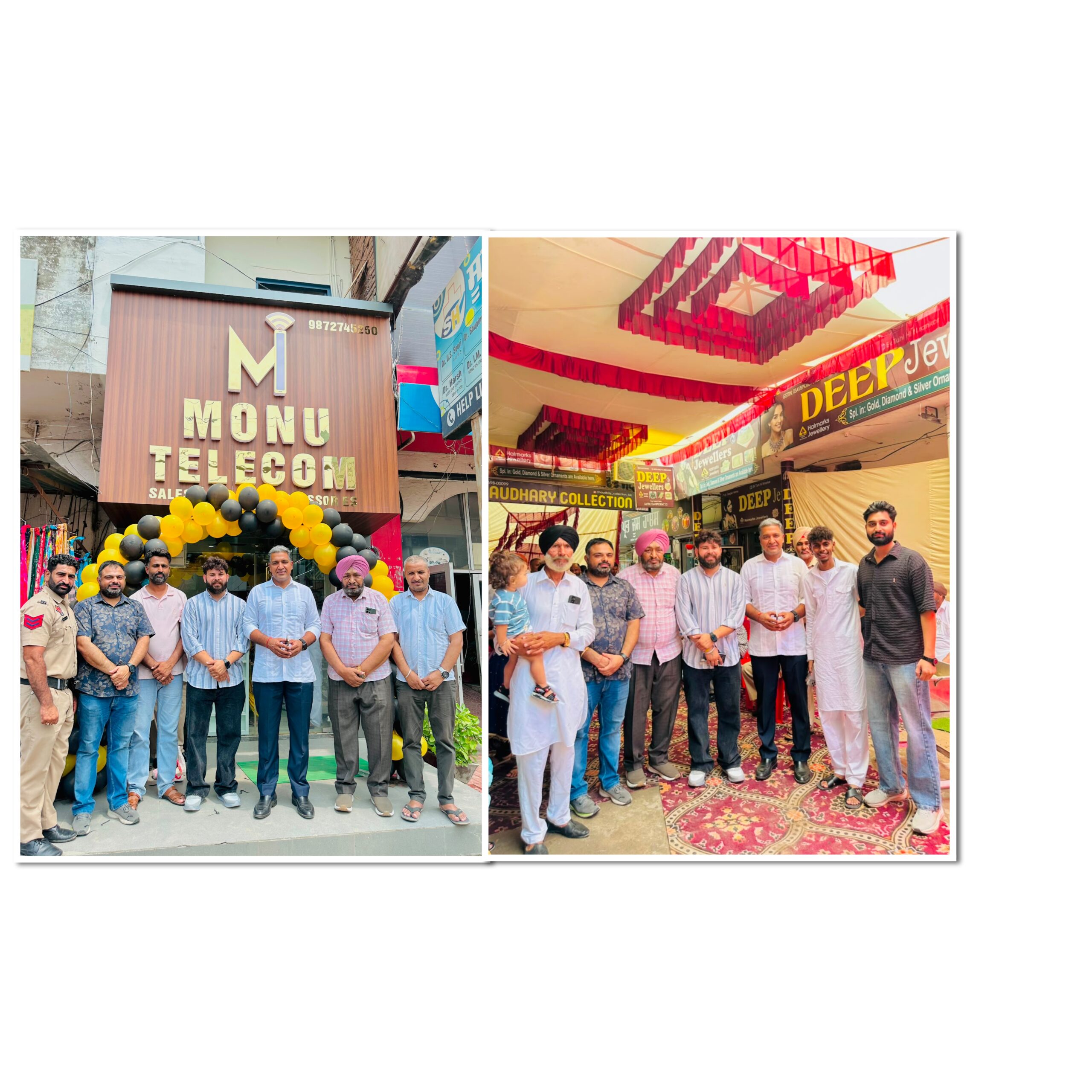 ਬਲਾਚੌਰ ਵਿਖੇ ‘ਮੌਨੂੰ ਟੈਲੀਕੌਮ ‘ ਦੇ ਨਵੇਂ ਸ਼ੋਰੂਮ ਦਾ ਸ਼ਾਨਦਾਰ ਉਦਘਾਟਨ; ਅਜੇ ਮੰਗੂਪੁਰ ਨੇ ਰਿਬਨ ਕੱਟ ਕੇ ਕੀਤੀ ਸ਼ੁਰੂਆਤ