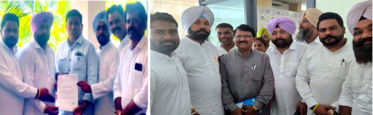ਫਗਵਾੜਾ ਦੇ ਕਰਮਜੀਤ ਸਿੰਘ ਬਿੱਟੂ ਬਣੇ ਪੰਜਾਬ ਕਾਂਗਰਸ ਐੱਸ.ਸੀ. ਵਿੰਗ ਦੇ ਸੂਬਾ ਸਕੱਤਰ ਪੰਜਾਬ ਕਾਂਗਰਸ ਦੇ ਇੰਚਾਰਜ ਰਵਿੰਦਰ ਰਾਓ ਦਲਵੀ ਅਤੇ ਐੱਸ.ਸੀ. ਵਿਭਾਗ ਦੇ ਇੰਚਾਰਜ ਸੁਧੀਰ ਚੌਧਰੀ ਨੇ ਸੌਂਪਿਆ ਨਿਯੁਕਤੀ ਪੱਤਰ
