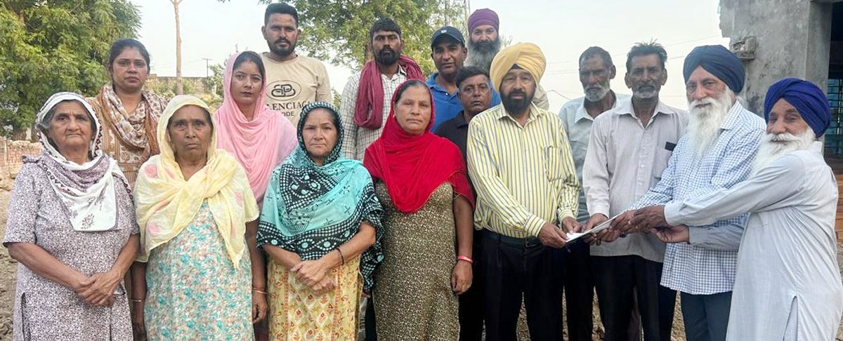 ਪ੍ਰਵਾਸੀ ਭਾਰਤੀਆਂ ਨੇ ਪਿੰਡ ਲੱਖਪੁਰ ਵਿਖੇ ਧਰਮਸ਼ਾਲਾ ਦੀ ਚਲ ਰਹੀ ਉਸਾਰੀ ਲਈ ਭੇਜੇ 3.27 ਲੱਖ ਰੁਪਏ * ਰਿਟਾ. ਪਿ੍ਰੰਸੀਪਲ ਜਸਵਿੰਦਰ ਸਿੰਘ ਬੰਗੜ ਨੇ ਕੀਤੀ ਸ਼ਲਾਘਾ