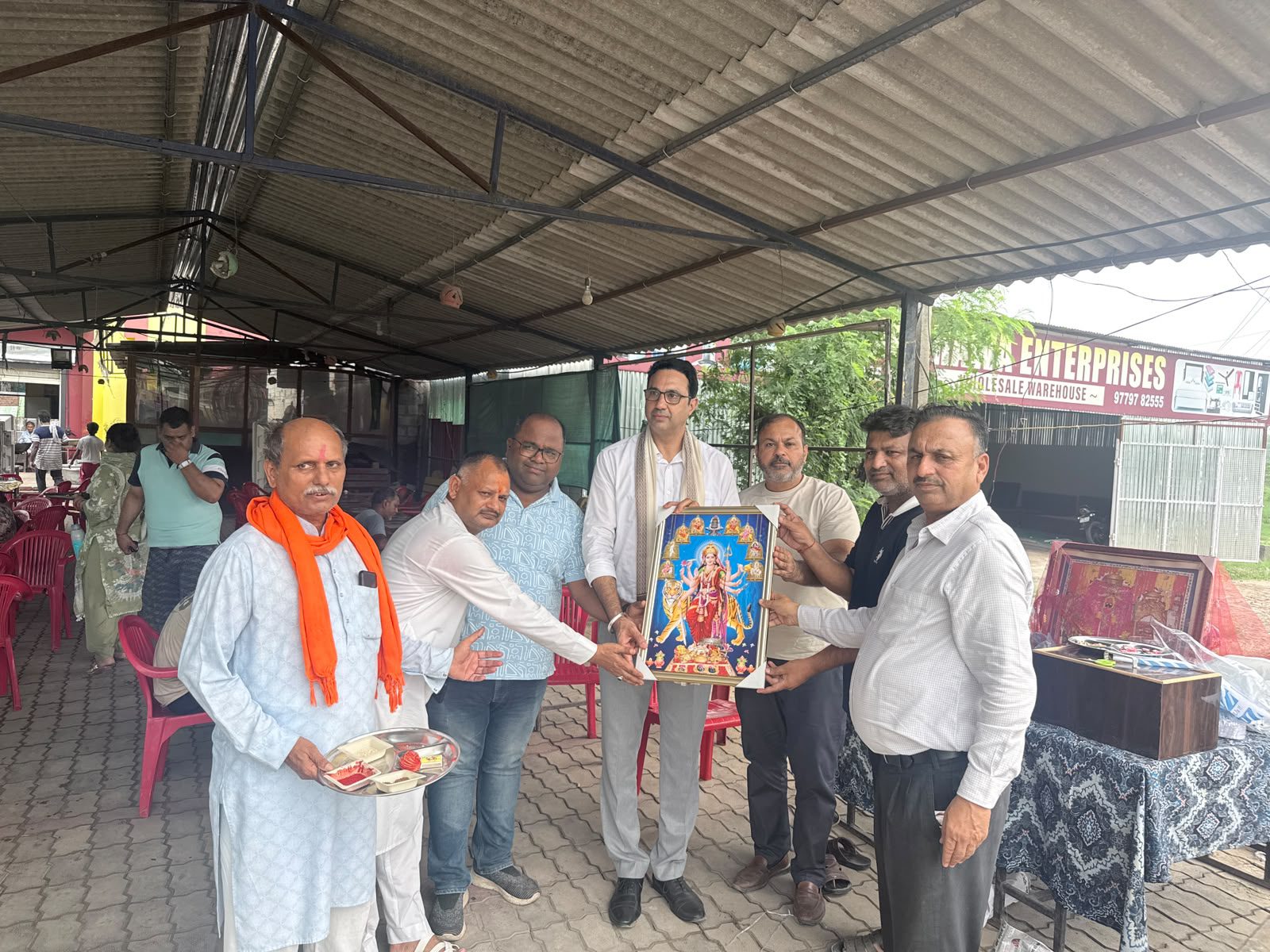 ਮਾਤਾ ਦੇ ਨਵਰਾਤਿਆਂ ਨੂੰ ਲੈ ਕੇ ਤਪਾ- ਭਦੌੜ ਵਾਲਿਆਂ ਵੱਲੋਂ ਲਗਾਇਆ ਪੰਜਵਾਂ ਵਿਸ਼ਾਲ ਲੰਗਰ