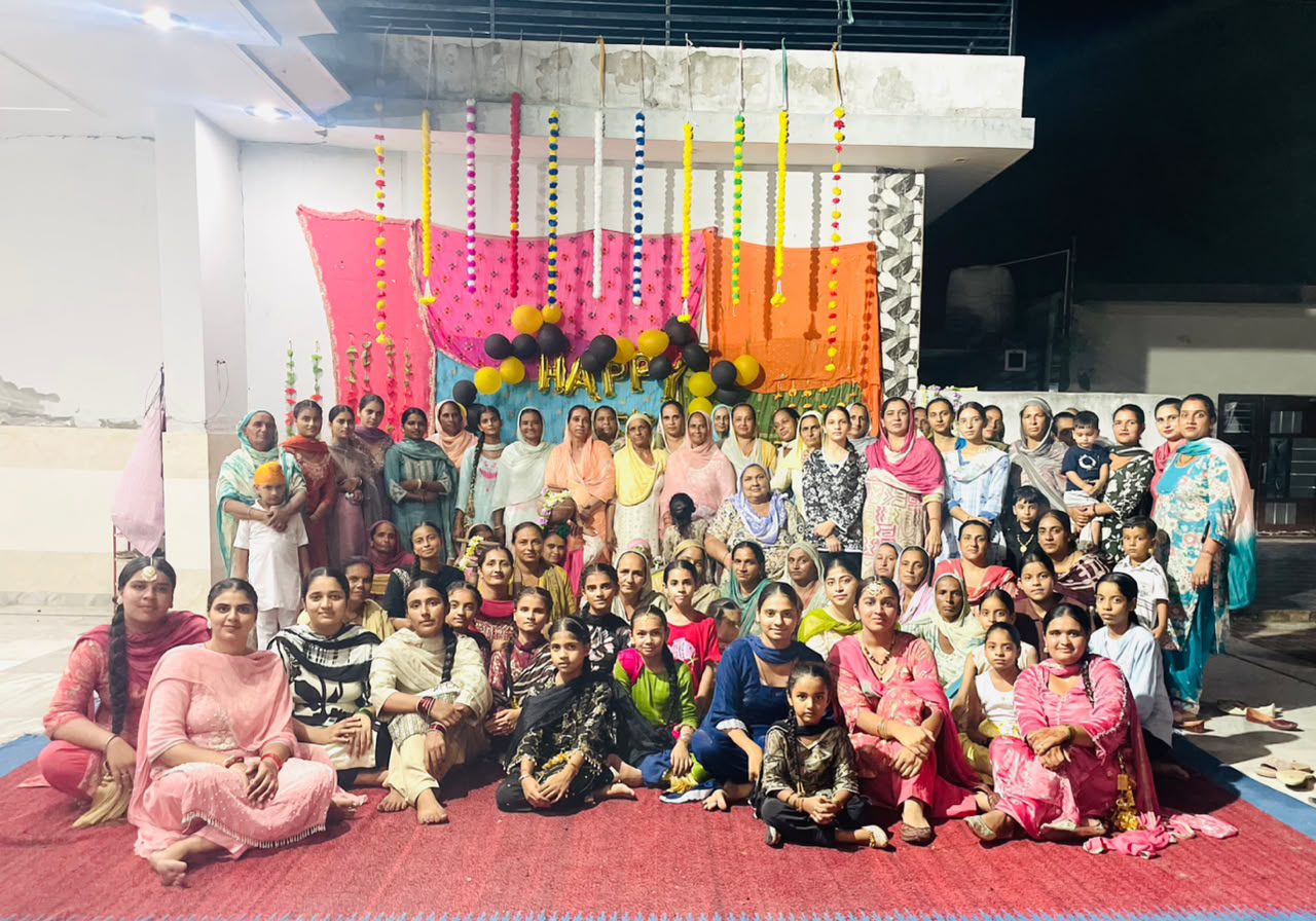 ਪਿੰਡ ਨਿੱਘੀ ਵਿਖੇ ਤੀਆਂ ਦਾ ਤਿਉਹਾਰ ਧੂਮ-ਧਾਮ ਨਾਲ ਮਨਾਇਆ