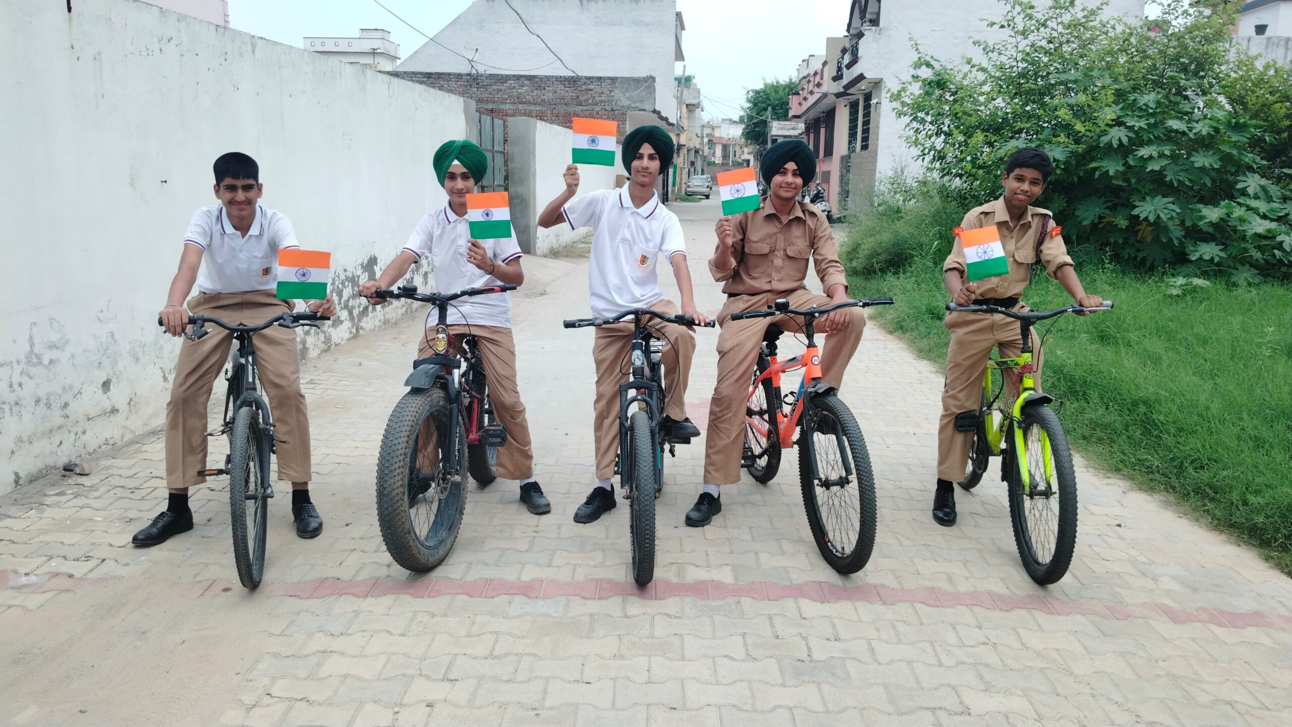 ਸ਼੍ਰੀ ਗੁਰੂ ਹਰਕ੍ਰਿਸ਼ਨ ਪਬਲਿਕ ਸਕੂਲ ਦੇ ਵਿਦਿਆਰਥੀਆਂ “ਹਰ ਘਰ ਤਿਰੰਗਾ ਸਾਈਕਲ ਰੈਲੀ”ਵਿੱਚ ਭਾਗ ਲਿਆ