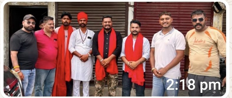 ਅਮਨ ਰਾਜਪੂਤ ਵੱਲੋਂ ਸਫਾਈ ਮਜ਼ਦੂਰਾਂ ਦੇ ਧਰਨੇ ਵਿੱਚ ਕੀਤੀ ਸ਼ਮੂਲੀਅਤ