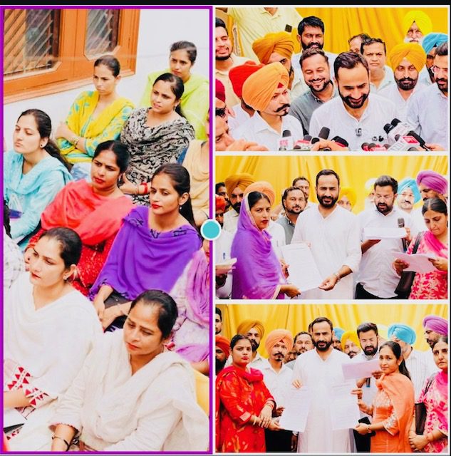 ਸੰਗਰੂਰ ਤੋਂ ਸੰਸਦ ਮੈਂਬਰ ਮੀਤ ਹੇਅਰ ਨੇ 47 ਨਵ-ਨਿਯੁਕਤ ਆਂਗਣਵਾੜੀ ਵਰਕਰਾਂ ਅਤੇ ਹੈਲਪਰਾਂ ਨੂੰ ਸੌਂਪੇ ਨਿਯੁਕਤੀ ਪੱਤਰ