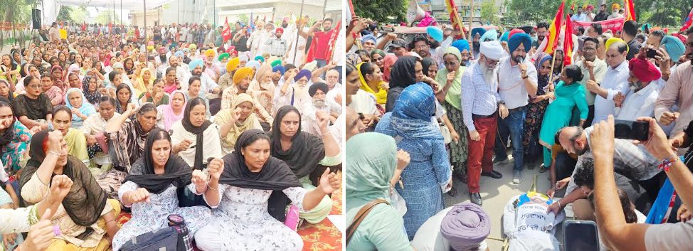 ਸਰਕਾਰ ਵਿਰੁੱਧ ਮੁਲਾਜ਼ਮਾਂ ਦਾ ਰੋਸ ਸਿਖਰ ’ਤੇ, ਹਜ਼ਾਰਾਂ ਕਰਮਚਾਰੀਆਂ ਨੇ ਕੀਤਾ ਪ੍ਰਦਰਸ਼ਨ-