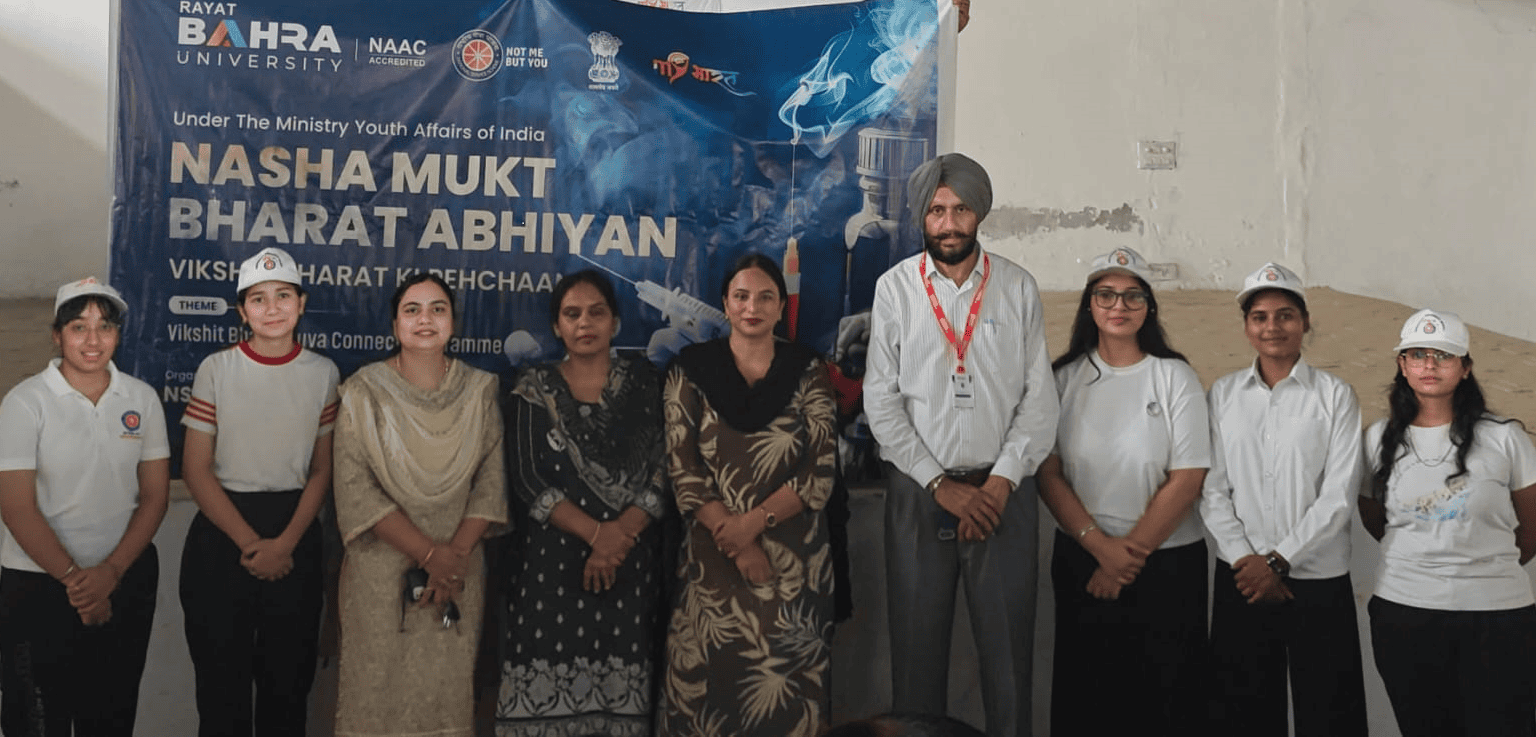 ਨਸ਼ਾ ਮੁਕਤ ਸਮਾਜ ਦੀ ਸਿਰਜਣਾ ਲਈ ਨੌਜਵਾਨਾਂ ਨੂੰ ਅੱਗੇ ਆਉਣ ਦਾ ਸੱਦਾ ਆਰਬੀਯੂ ਦੀ ਐਨਐੱਸਐੱਸ ਇਕਾਈ ਨੇ ਅਪਣਾਏ ਪਿੰਡਾਂ ਵਿੱਚ ਚਲਾਈ ਜਾਗਰੂਕਤਾ ਮੁਹਿੰਮ