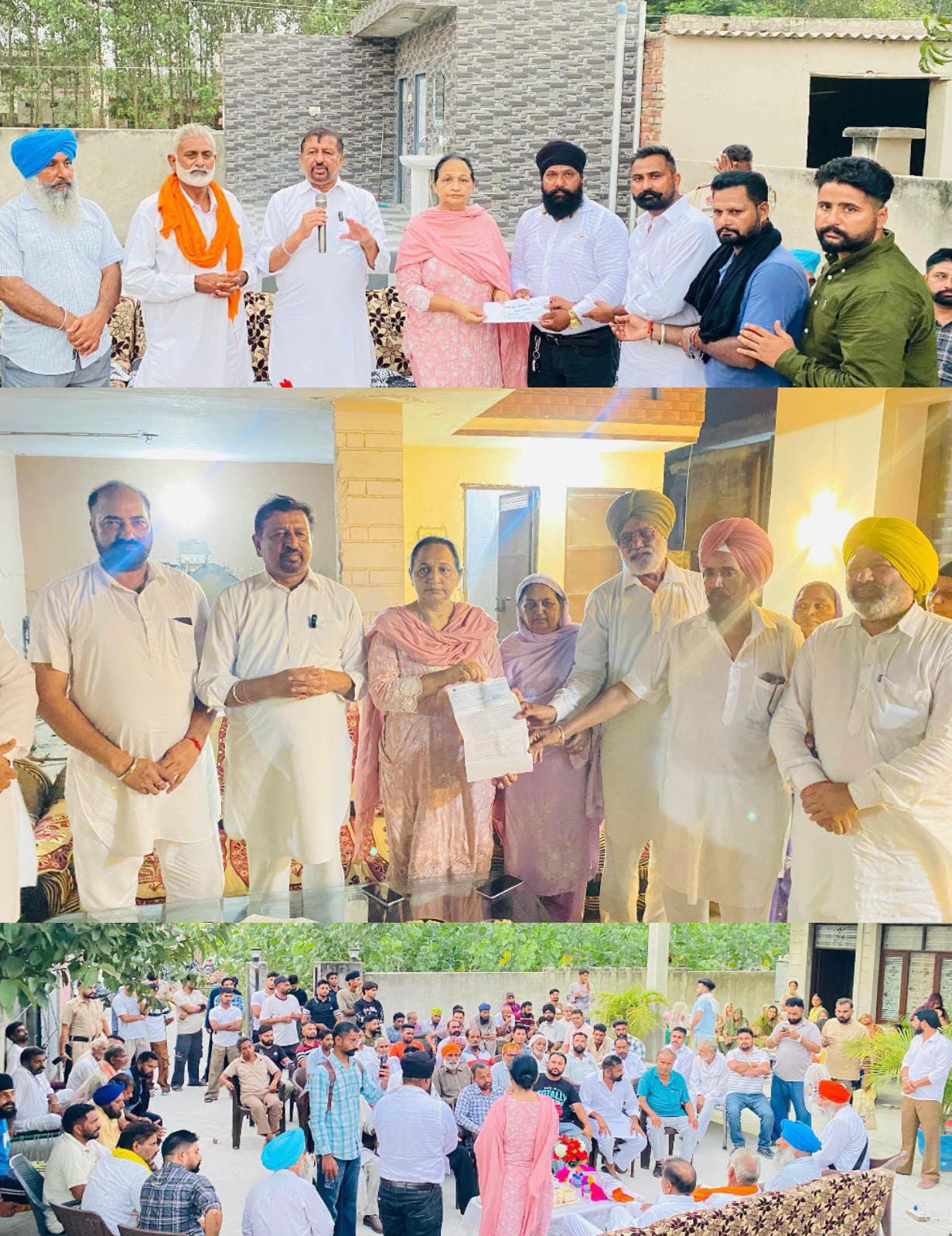 *ਵਿਧਾਇਕਾ ਸੰਤੋਸ਼ ਕਟਾਰੀਆ ਵੱਲੋਂ ਪਿੰਡ ਸੁੱਧਾ ਮਾਜਰਾ ਲਈ 11 ਲੱਖ ਅਤੇ ਹੈਡੋਂਬੇਟ ਲਈ 10 ਲੱਖ ਰੁਪਏ ਦੇ ਚੈੱਕ ਭੇਟ* * *ਮਾਨ ਸਰਕਾਰ ਦੀਆਂ ਜਨ-ਹਿੱਤੂ ਸਕੀਮਾਂ ਦਾ ਕੀਤਾ ਵਖਿਆਨ* ​