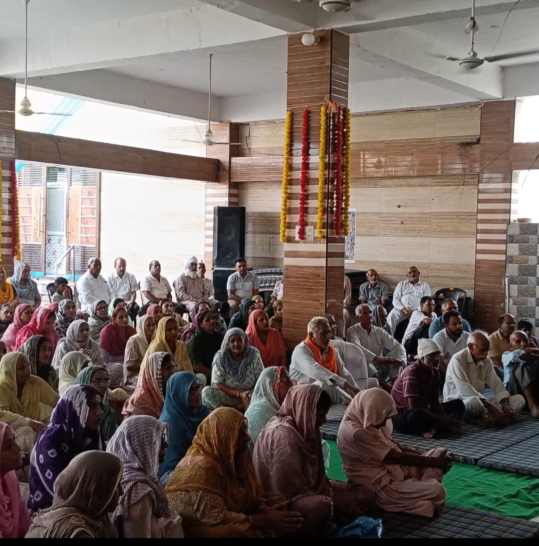 ਸੈਣੀ ਮਾਜਰਾ ਵਿਖੇ ਸ੍ਰੀਮਦ ਭਾਗਵਤ ਕਥਾ ਦੇ ਪੰਜਵੇਂ ਦਿਨ ਵੱਡੀ ਗਿਣਤੀ ਵਿੱਚ ਸੰਗਤ ਨੇ ਕੀਤੀ ਸ਼ਮੂਲੀਅਤ ਰਾਧੇ-ਰਾਧੇ ਅਤੇ ਜੈ ਸ੍ਰੀ ਕ੍ਰਿਸ਼ਨ ਦੇ ਜੈਕਾਰਿਆਂ ਨਾਲ ਗੂੰਜਿਆ ਕਥਾ ਪੰਡਾਲ