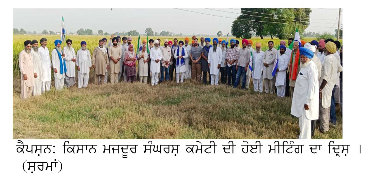 ਕਣਕ ਦੇ ਭਾਅ ਵਿੱਚ ਮਾਮੂਲੀ ਵਾਧੇ ਨਾਲ ਕੇਂਦਰ ਦਾ ਕਿਸਾਨ ਵਿਰੋਧੀ ਚਿਹਰਾ ਹੋਇਆ ਬੇਨਕਾਬ: ਮੰਗਲ ਸਿੰਘ ਸਵਾਈ ਕੇ